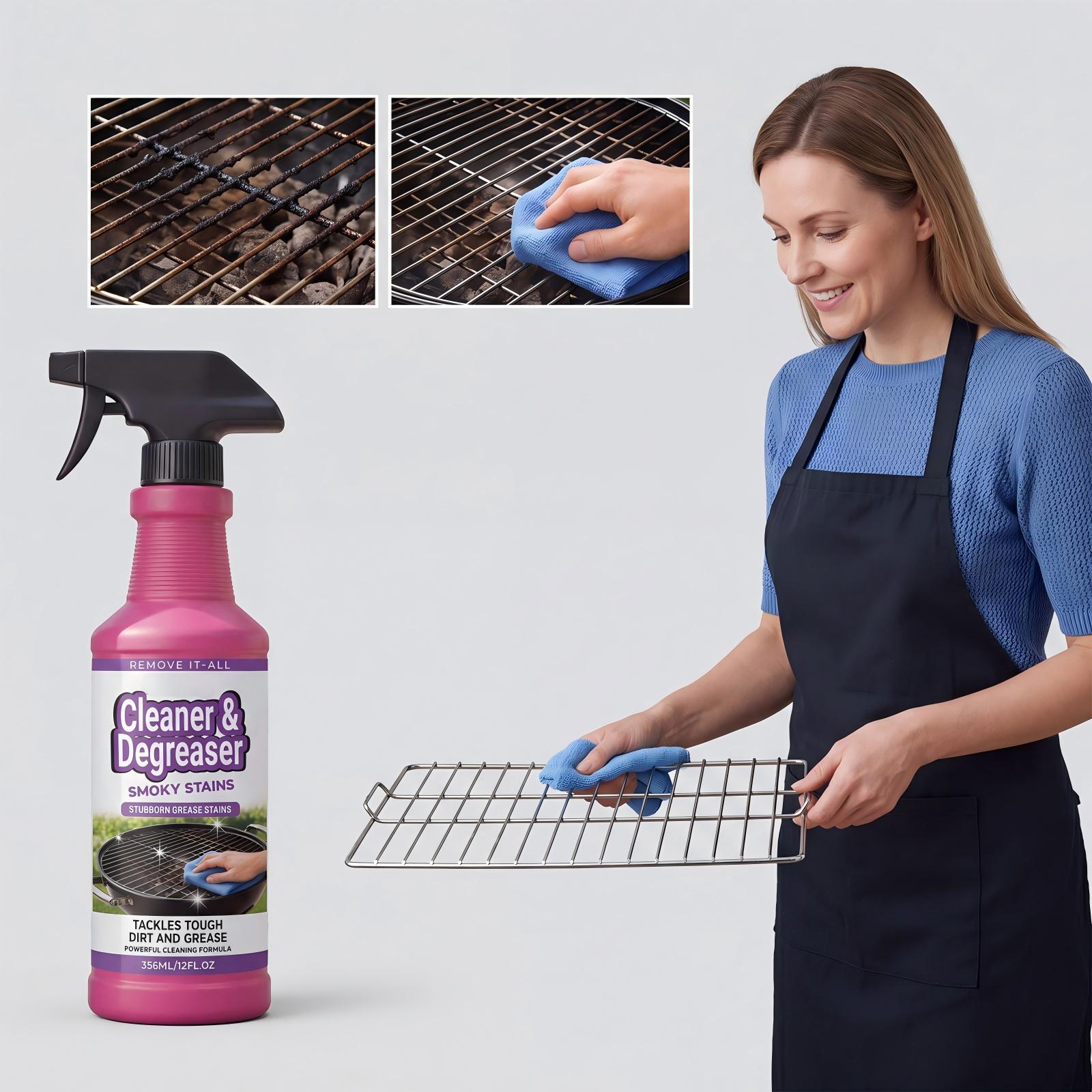 Grill Cleaner and Degreaser for Smoky Stains and Stubborn Grease 355ml Powerful Cleaning Formula for Barbecue Ovens Cookware and Outdoor Grills One Size белый
Grill Cleaner and Degreaser for Smoky Stains and Stubborn Grease 355ml Powerful Cleaning Formula for Barbecue Ovens Cookware and Outdoor Grills One Size белый