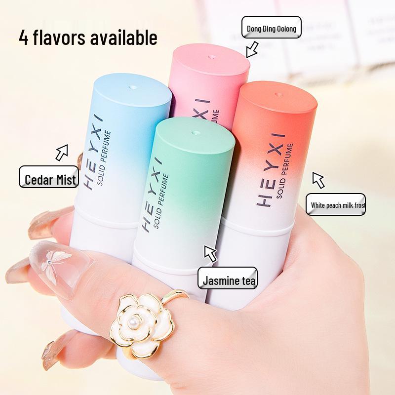HEYXI Han Yuanxi Long-Lasting Unisex Solid Perfume - Light Fragrance for Students, Portable Body Balm
HEYXI Han Yuanxi Long-Lasting Unisex Solid Perfume - Light Fragrance for Students, Portable Body Balm