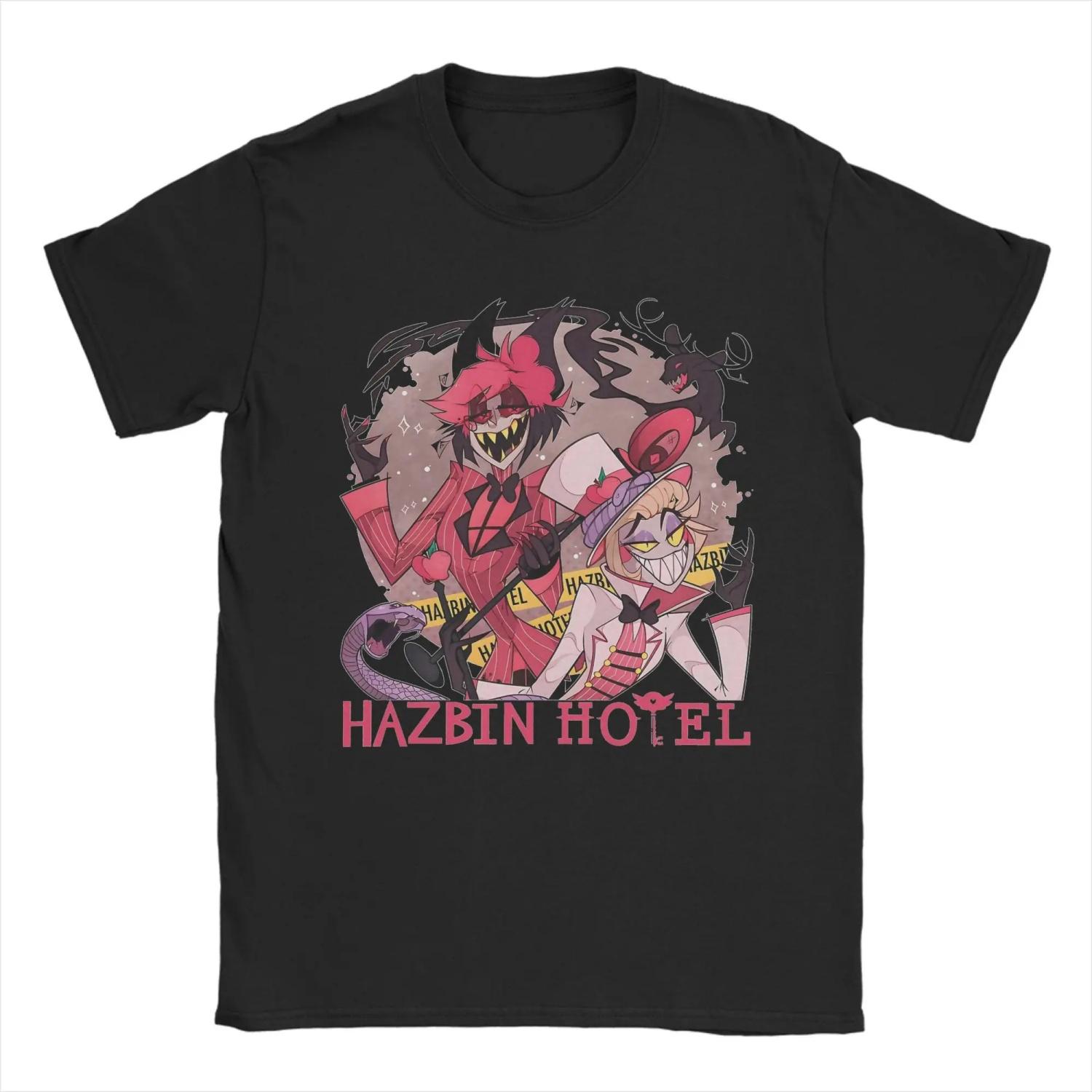 2026 New Hazbins Hotels Alastor and Lucifer Men T Shirts Demon Crazy Tee Shirt Short Sleeve O Neck T-Shirts 100 Cotton Clothes XXXXXL чорний
2026 New Hazbins Hotels Alastor and Lucifer Men T Shirts Demon Crazy Tee Shirt Short Sleeve O Neck T-Shirts 100 Cotton Clothes XXXXXL чорний