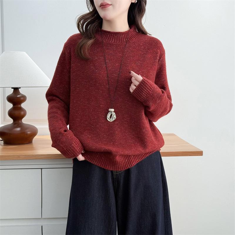 2025 Winter Plus Size Women s Marled Yarn Stand Collar Sweater Cardigan - Long Sleeve Pullover XL
2025 Winter Plus Size Women s Marled Yarn Stand Collar Sweater Cardigan - Long Sleeve Pullover XL