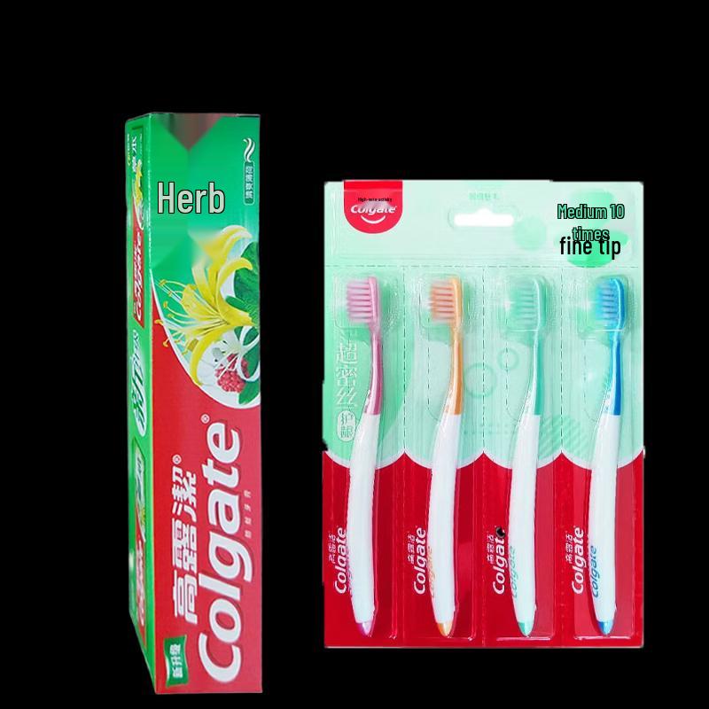 Colgate Herbal Toothpaste & Ultramilk Toothbrush Set
Colgate Herbal Toothpaste & Ultramilk Toothbrush Set