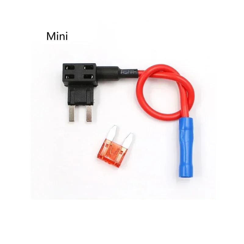 12V Mini Small And Medium Car Fuse Stand For ATC/ATO Blade Fuse Inline Fuse Holder With 18 AWG Wire Home Accessory 5PCS
12V Mini Small And Medium Car Fuse Stand For ATC/ATO Blade Fuse Inline Fuse Holder With 18 AWG Wire Home Accessory 5PCS