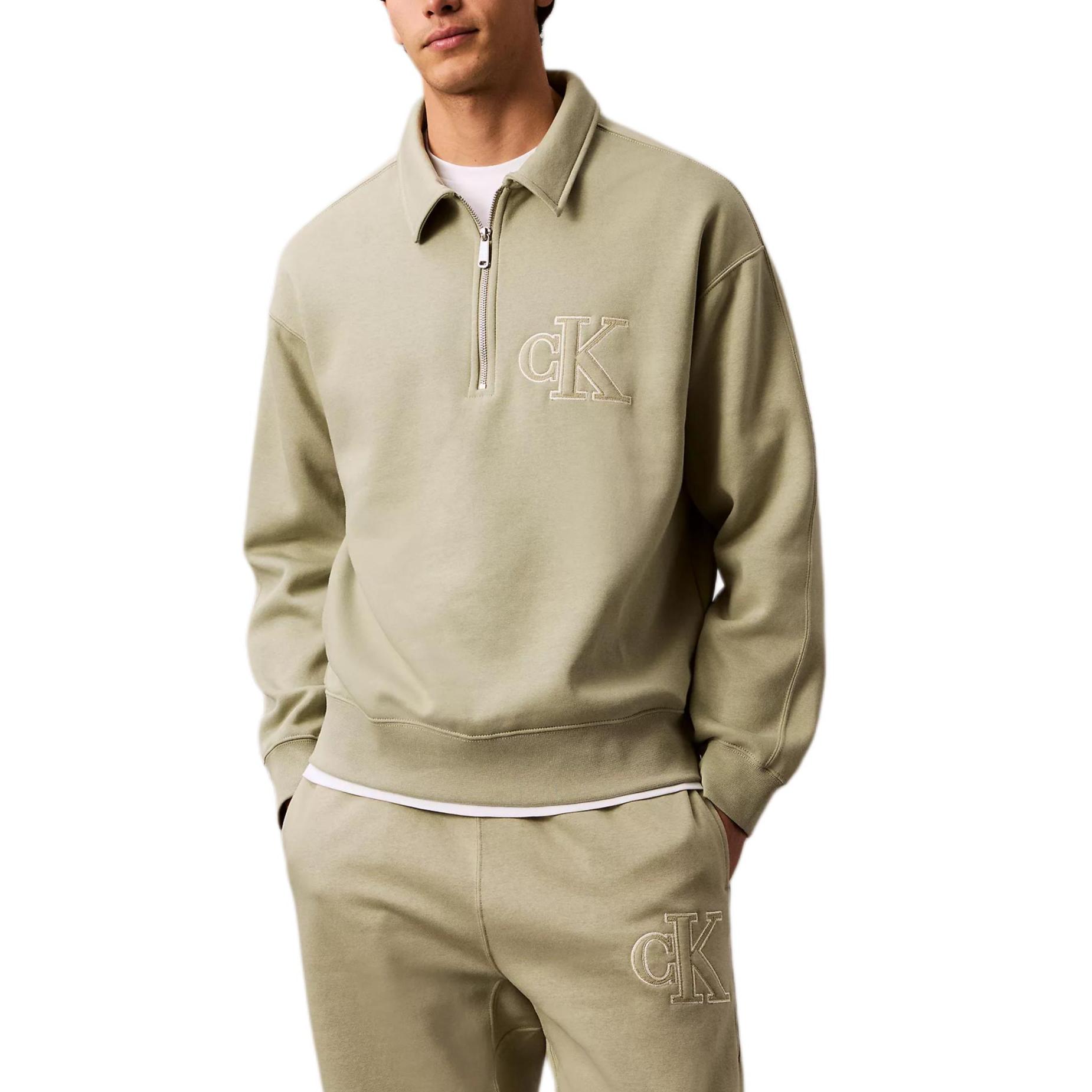 Calvin Klein Loose Comfortable Letter Casual Drop Shoulder Long Sleeve Sweatshirt Men sweatshirt Green 4RB287G-250 XS
Calvin Klein Loose Comfortable Letter Casual Drop Shoulder Long Sleeve Sweatshirt Men sweatshirt Green 4RB287G-250 XS