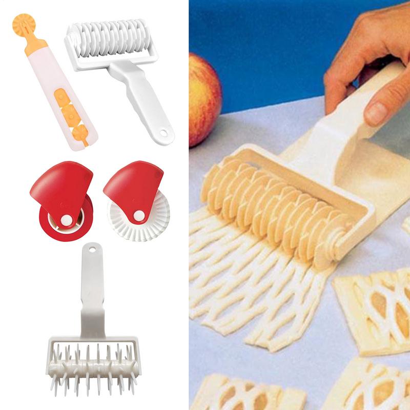 Baking kitchen gadgets ABS Plastic Pastry Pizza Lattice Roller Cutter Baking Tool Pull Net Wheel Knife for Dough Cookie Pie
Baking kitchen gadgets ABS Plastic Pastry Pizza Lattice Roller Cutter Baking Tool Pull Net Wheel Knife for Dough Cookie Pie