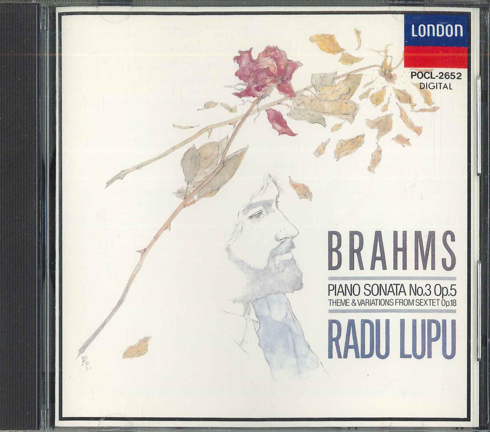 CD RADU LUPU - Brahms Piano Sonata Noano Concerto POCL2652 LONDON 1991 Japan Classical Used
CD RADU LUPU - Brahms Piano Sonata Noano Concerto POCL2652 LONDON 1991 Japan Classical Used