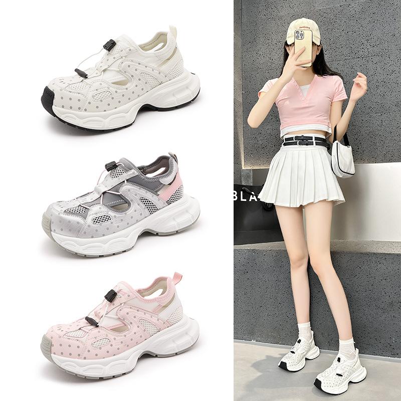 Thick-soled breathable hollowed-out dad shoes women s new summer lightweight foot-covering sports shoes versatile single-net casual shoes 35
Thick-soled breathable hollowed-out dad shoes women s new summer lightweight foot-covering sports shoes versatile single-net casual shoes 35