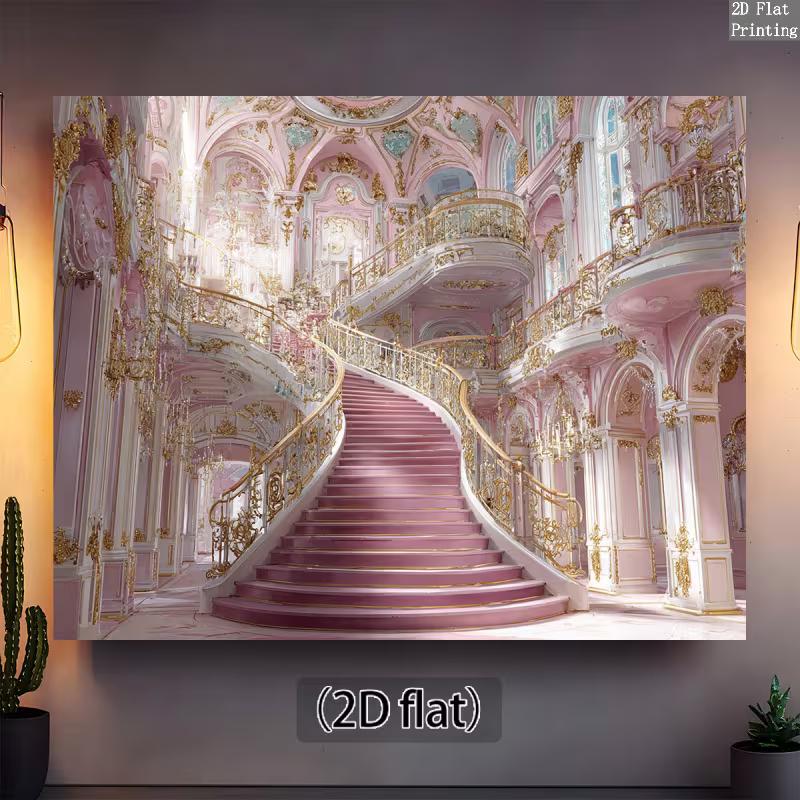 2D Pink Gold Castle Backdrop Royal Princess Palace Wedding Photo Booth Background 47.2x31.5inch/120*80cm
2D Pink Gold Castle Backdrop Royal Princess Palace Wedding Photo Booth Background 47.2x31.5inch/120*80cm