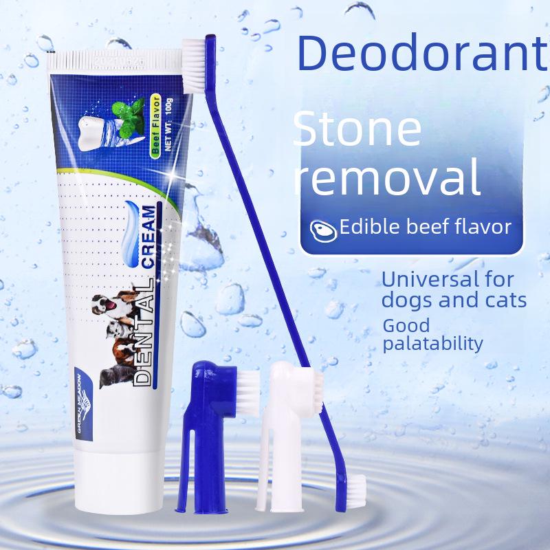 Pet Toothbrush & Toothpaste Set for Cat and Dog Bad Breath Removal and Teeth Cleaning
Pet Toothbrush & Toothpaste Set for Cat and Dog Bad Breath Removal and Teeth Cleaning