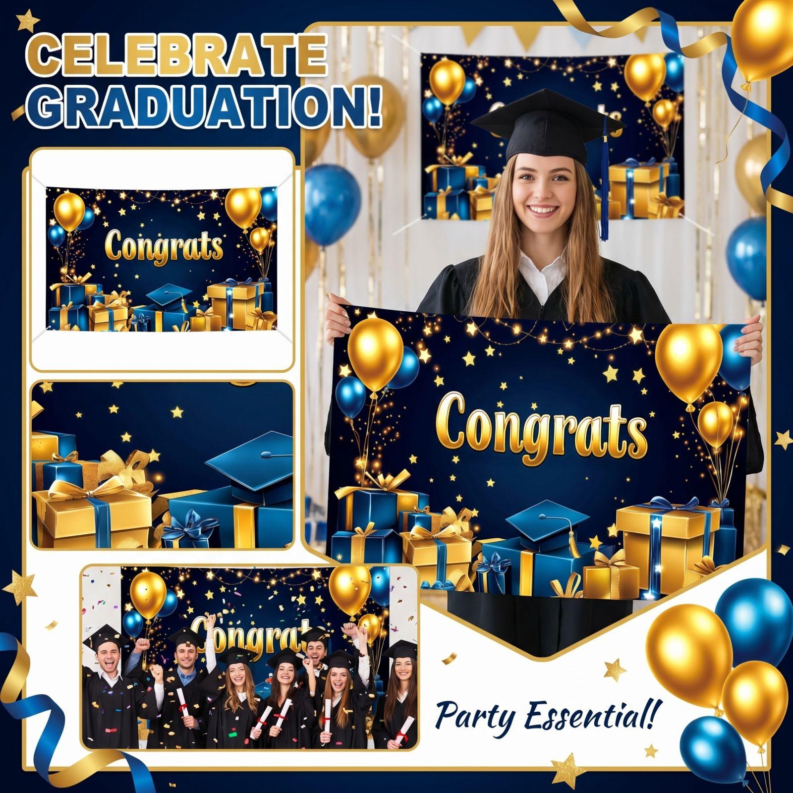 Graduation Party Background Cloth Hanging Flag Decoration Background Photo Flag one size
Graduation Party Background Cloth Hanging Flag Decoration Background Photo Flag one size