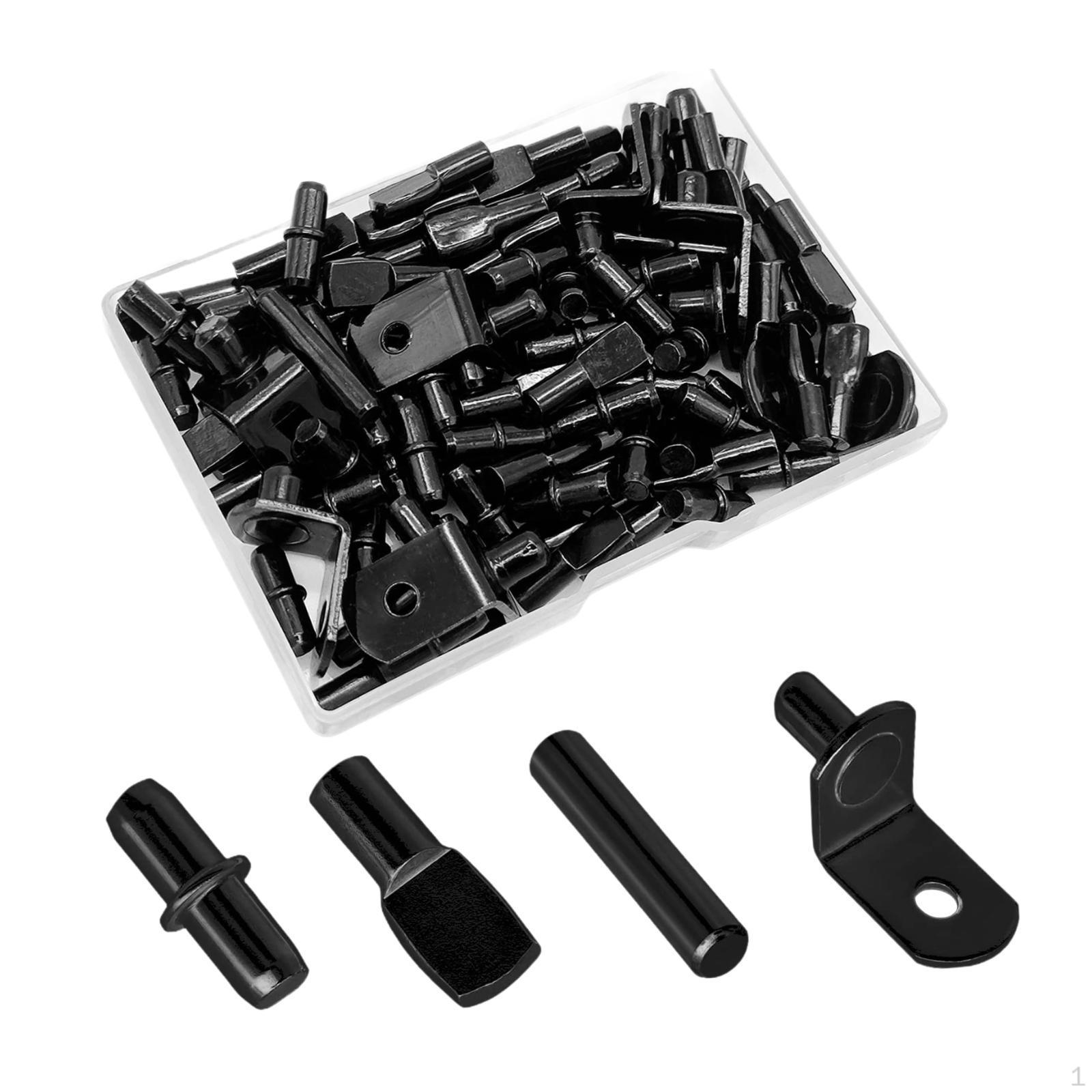 104 Pieces Shelf Brackets Bolts Fasteners Sturdy Metal Kit Suitable for Wardrobe Furniture Shelving чёрный
104 Pieces Shelf Brackets Bolts Fasteners Sturdy Metal Kit Suitable for Wardrobe Furniture Shelving чёрный