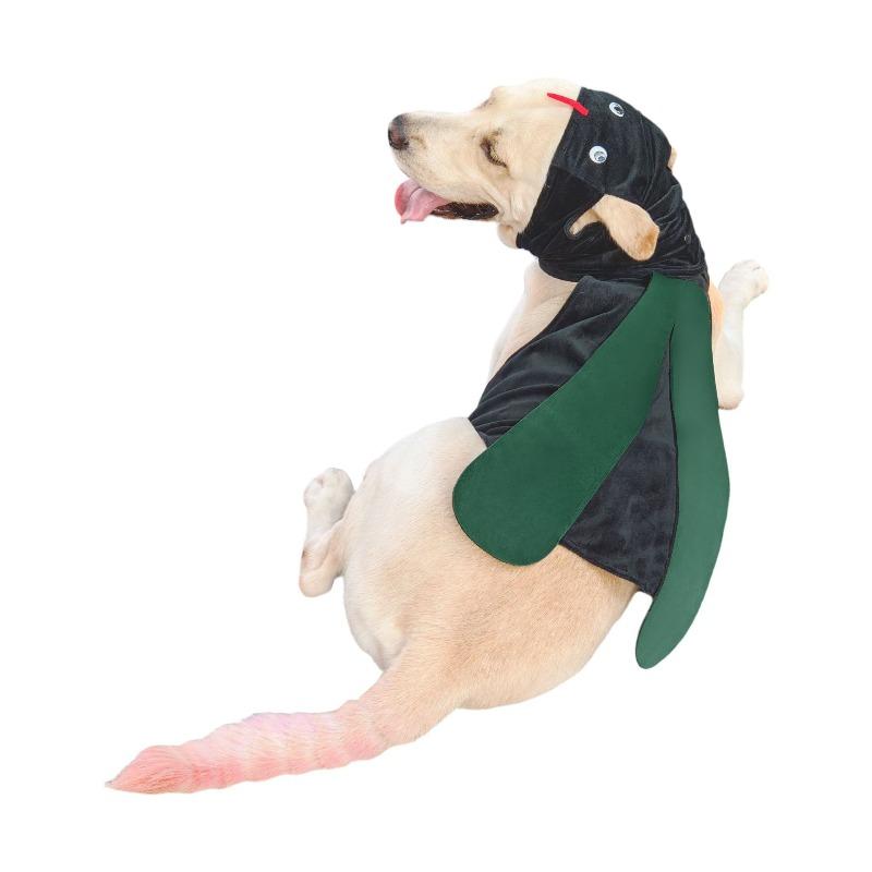 New Halloween pet clothes, mosquito suit, funny shape, hooded, small, medium and large dog transformation B 13-3.5kg зелений
New Halloween pet clothes, mosquito suit, funny shape, hooded, small, medium and large dog transformation B 13-3.5kg зелений