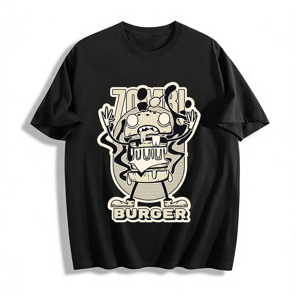 Zombie Burger Graphic Tee Street Style Loose Casual Unisex Short Sleeve Trendy Top Pure cotton T-shirt XXS
Zombie Burger Graphic Tee Street Style Loose Casual Unisex Short Sleeve Trendy Top Pure cotton T-shirt XXS