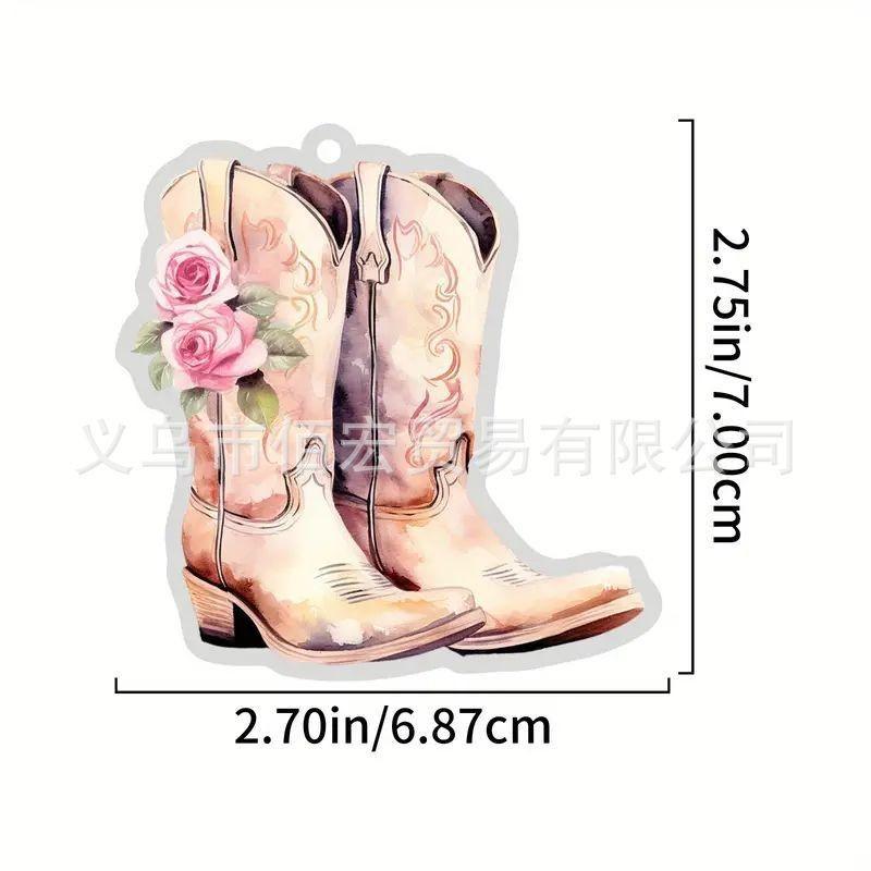 Fun Multicolor Cowboy Boot Hat And Flower Keychain For Unique Christmas And Home Decoration 1
Fun Multicolor Cowboy Boot Hat And Flower Keychain For Unique Christmas And Home Decoration 1