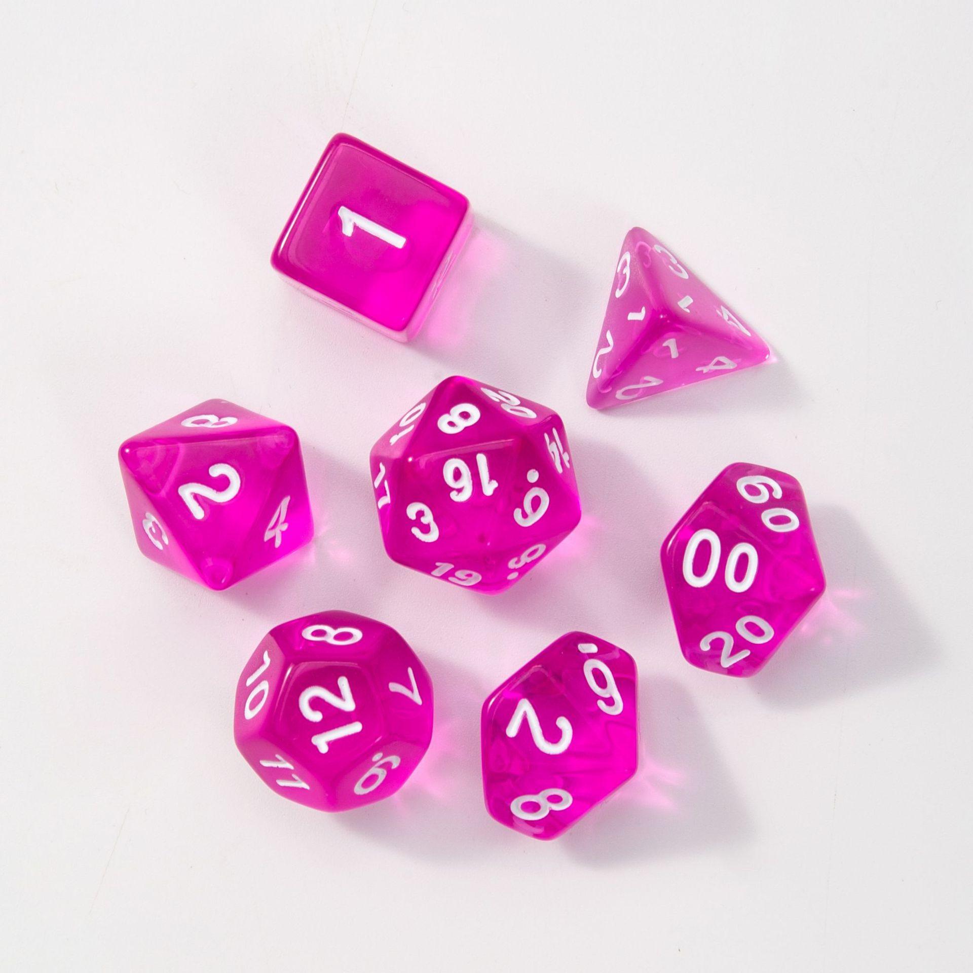7Pcs/Lot Resin Multifaceted Dice D&D D4 D6 D8 D10 D% D12 D20 Polyhedral TRPG Games Настільна гра Dice 294
7Pcs/Lot Resin Multifaceted Dice D&D D4 D6 D8 D10 D% D12 D20 Polyhedral TRPG Games Настільна гра Dice 294