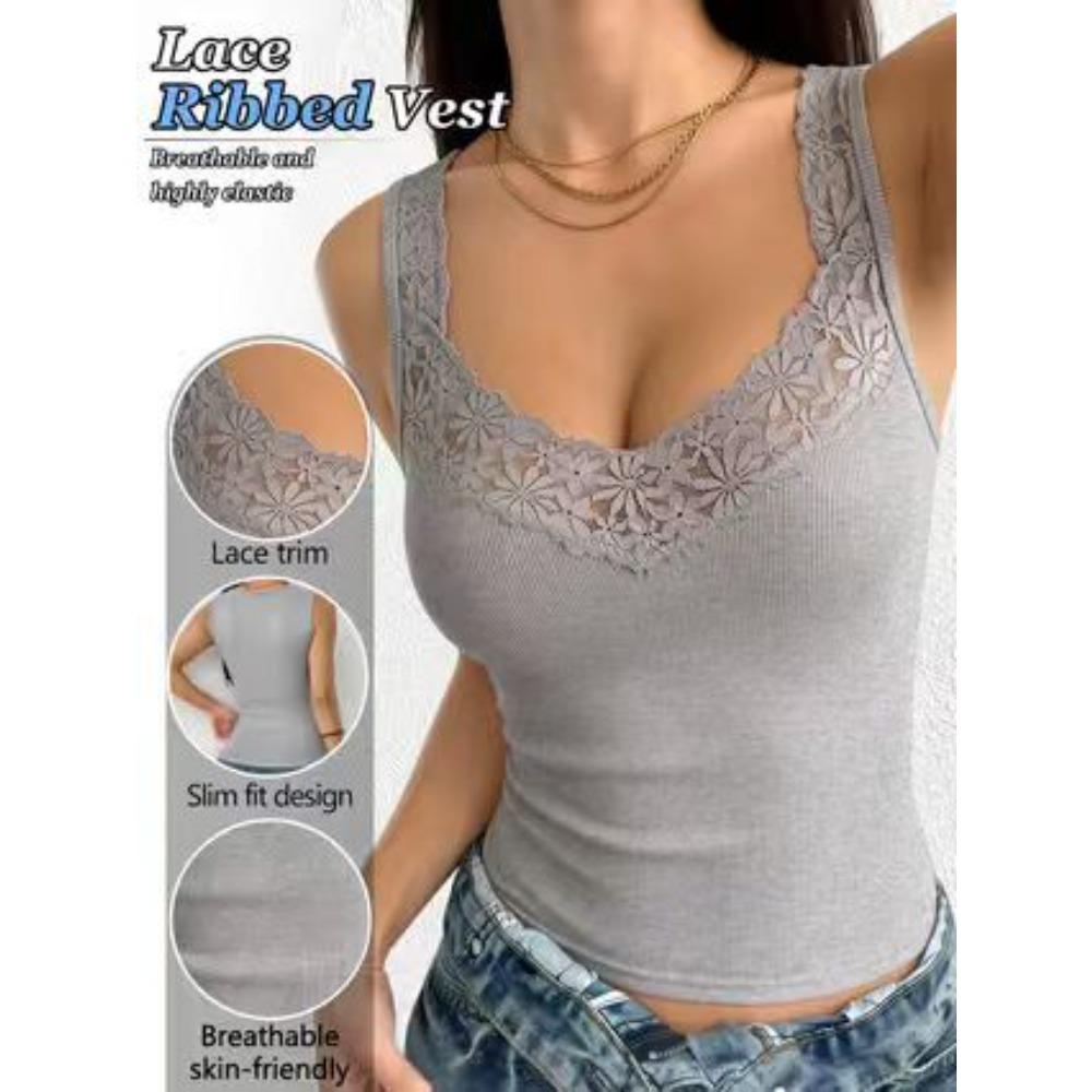Y2K Hot Girl Pure Desire Lace Cami Top, Women Slim Lace Vest, Inner Wear Outerwear Fashion Sleeveless Tank Top S серый
Y2K Hot Girl Pure Desire Lace Cami Top, Women Slim Lace Vest, Inner Wear Outerwear Fashion Sleeveless Tank Top S серый