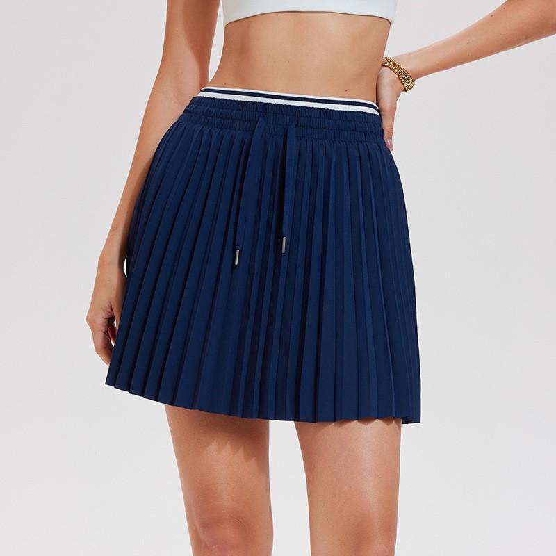 Tennis Skirt Women s Fake Two-piece Double Waist Pleated Sports Quick-drying Slimming Anti-exposure Golf Short XXL темно-синий
Tennis Skirt Women s Fake Two-piece Double Waist Pleated Sports Quick-drying Slimming Anti-exposure Golf Short XXL темно-синий