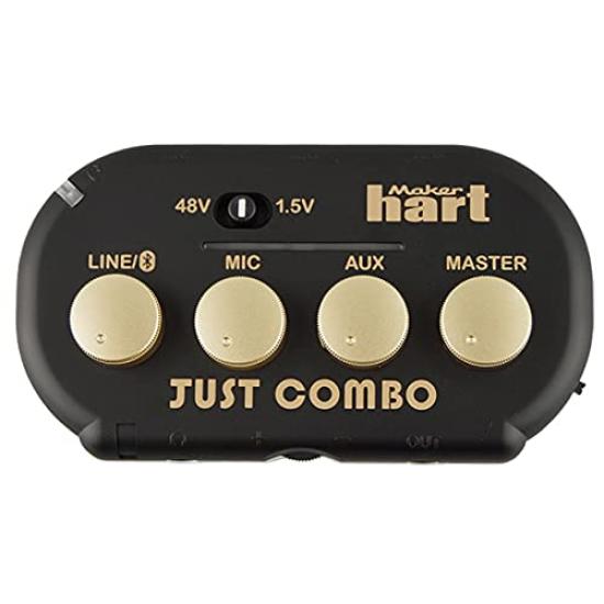 Maker hart Just Combo 3 ChannelMic Ultra-compact Audio Mixer for Webcasting Distribution Bluetooth InputUSB AUDIO OUT Compatible
Maker hart Just Combo 3 ChannelMic Ultra-compact Audio Mixer for Webcasting Distribution Bluetooth InputUSB AUDIO OUT Compatible
