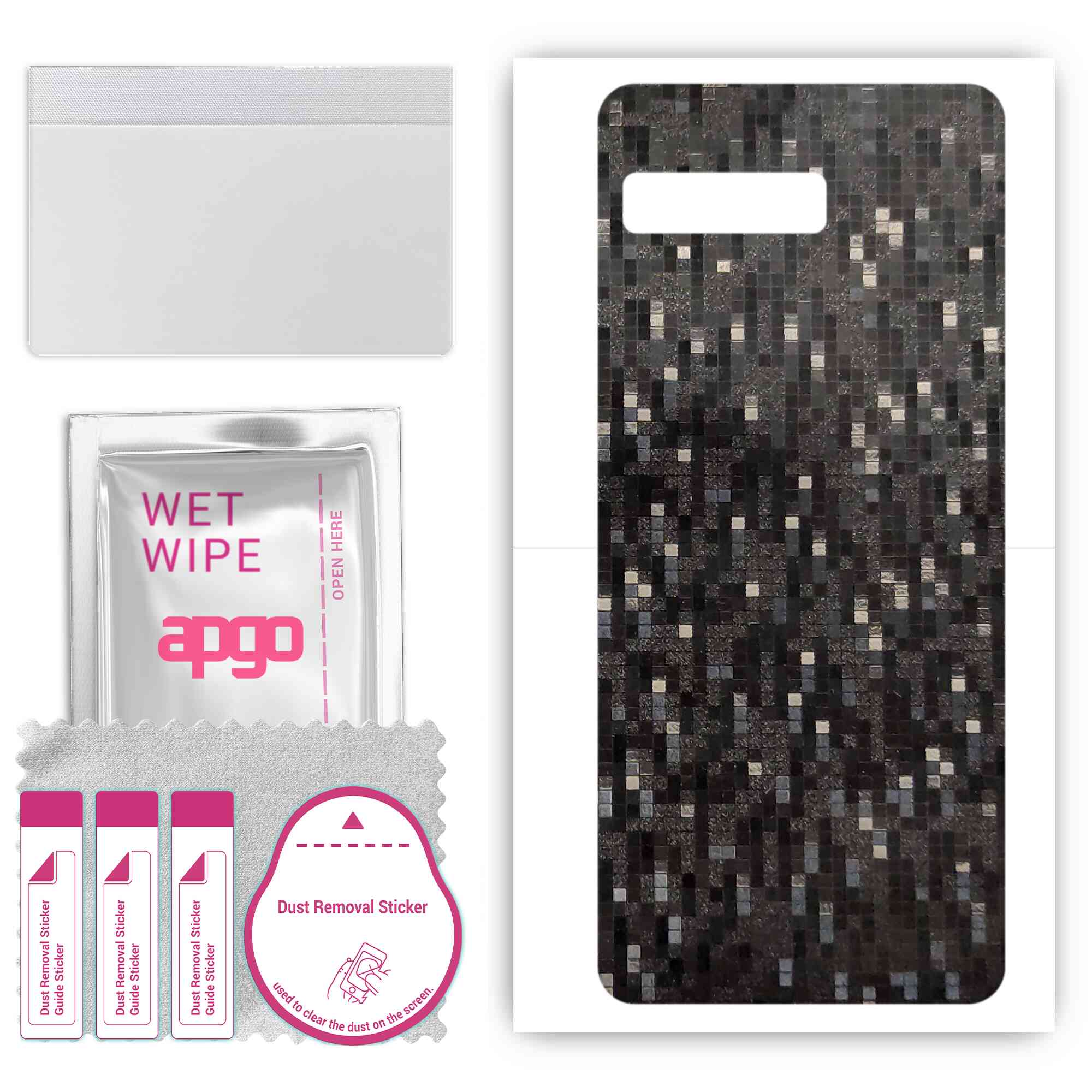 Apgo Protective Skin Sticker для задньої панелі, сумісної з Asus ROG Phone 3 Strix, Wrap Film, Foil, Vinyl - Pattern Carbon Black Pixel
Apgo Protective Skin Sticker для задньої панелі, сумісної з Asus ROG Phone 3 Strix, Wrap Film, Foil, Vinyl - Pattern Carbon Black Pixel