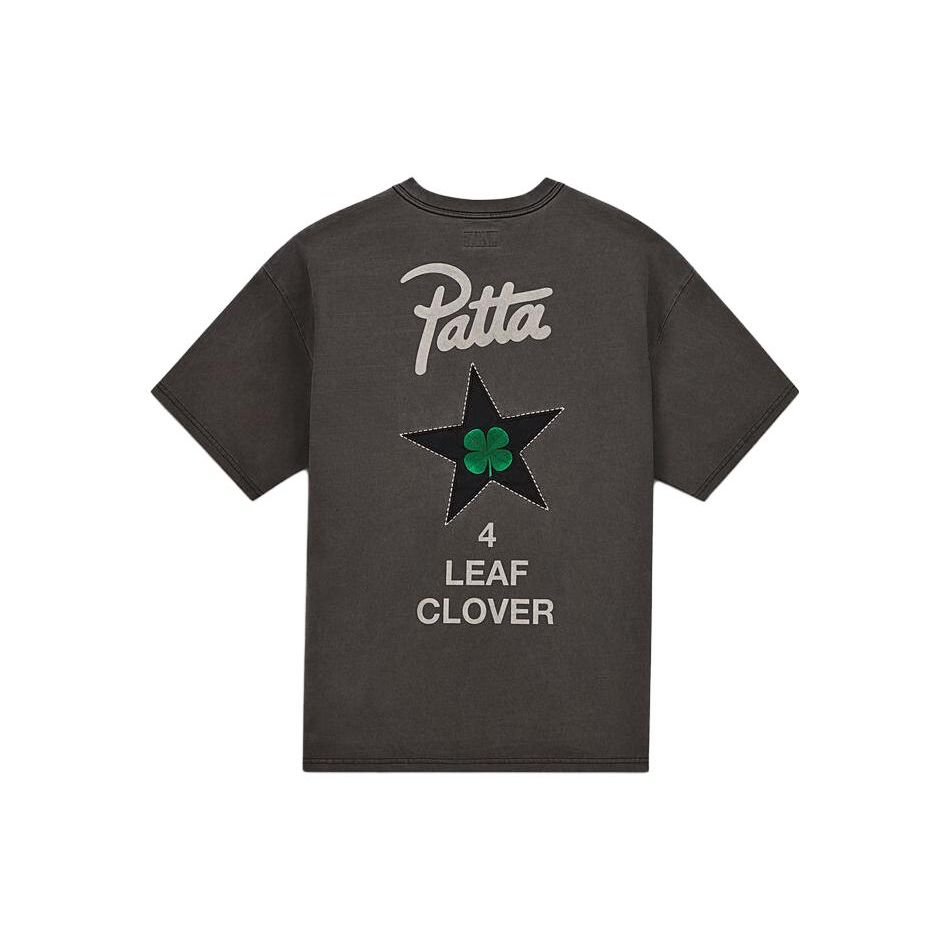 Повседневная футболка с коротким рукавом с принтом Converse x Patta Clover SS23, мужские топы, черные 10024663-A01 
Повседневная футболка с коротким рукавом с принтом Converse x Patta Clover SS23, мужские топы, черные 10024663-A01