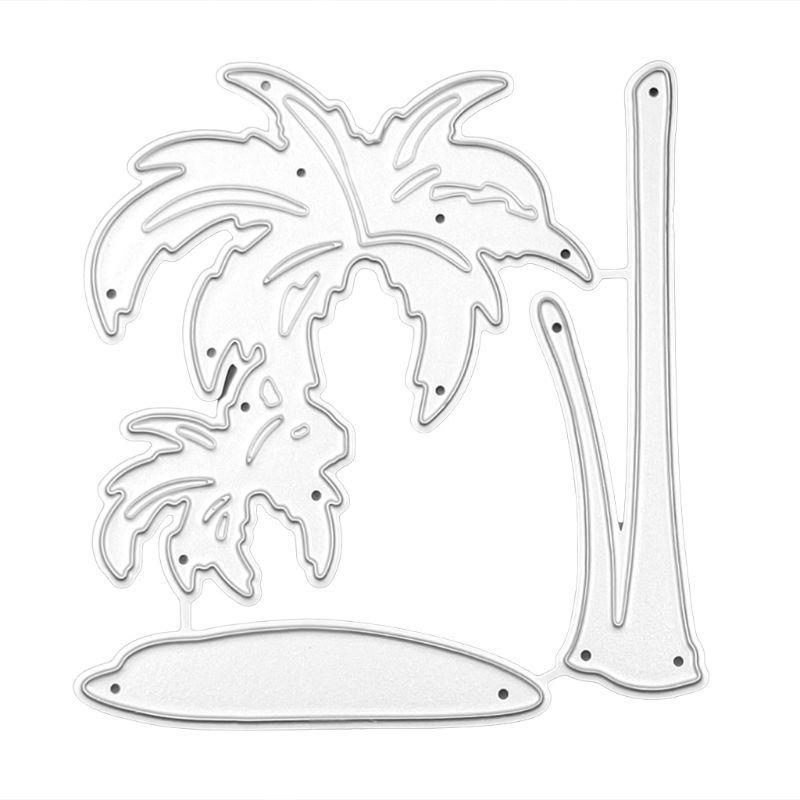Coconut Tree Metal Cutting Dies Stencil DIY Scrapbooking Album Stamp Paper Card срібний
Coconut Tree Metal Cutting Dies Stencil DIY Scrapbooking Album Stamp Paper Card срібний