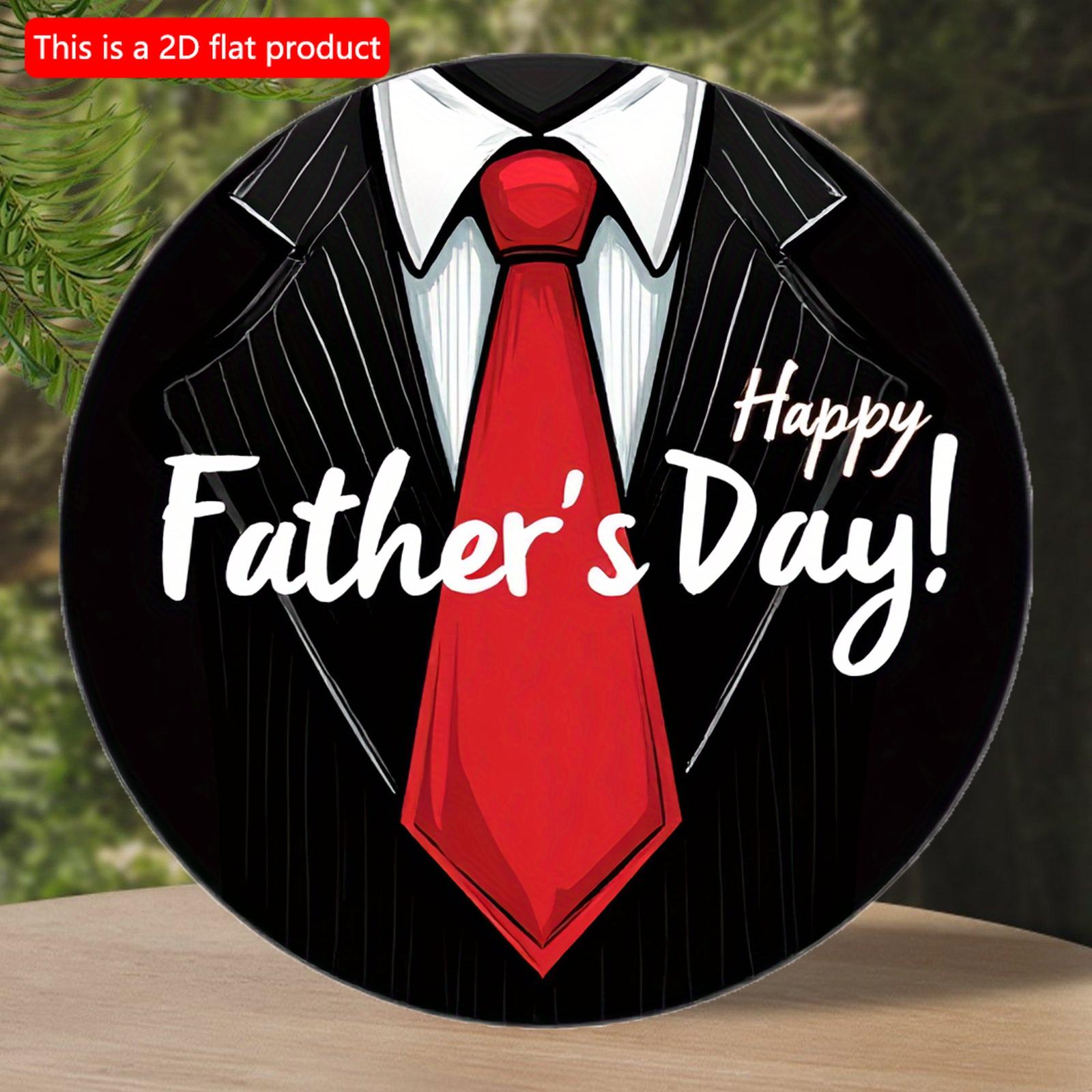 2d Flat 20*20cm, Happy Fathers Day Festive Wall Decoration Circular Wooden Sign with And Suit Jacket Design, for Home, Kitchen, Garden, Bedroom, Bar 20*20cm
2d Flat 20*20cm, Happy Fathers Day Festive Wall Decoration Circular Wooden Sign with And Suit Jacket Design, for Home, Kitchen, Garden, Bedroom, Bar 20*20cm