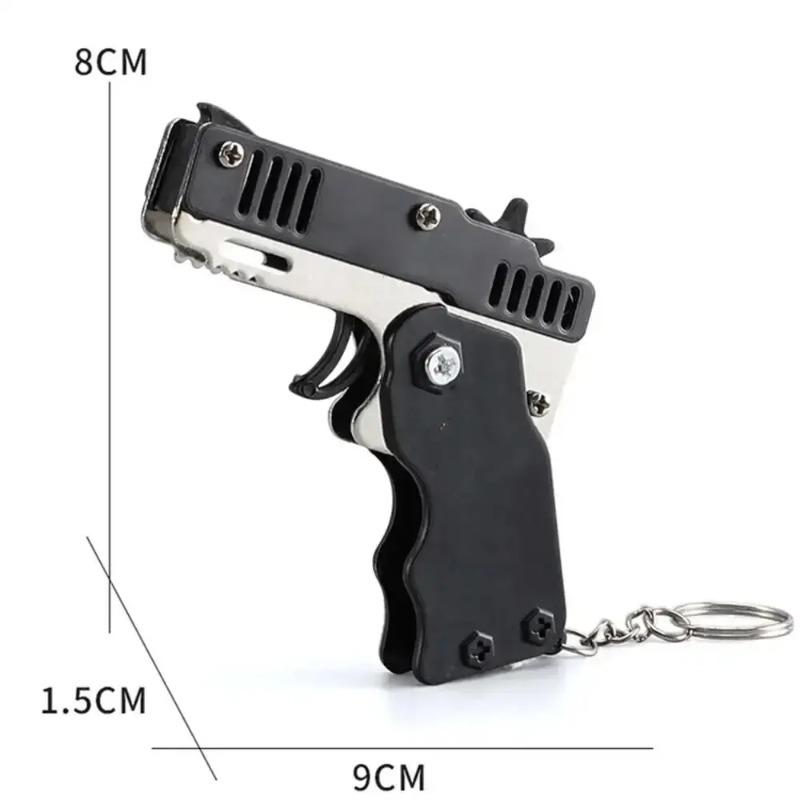 Foldable Rubber Band Toy Gun for Kids - Safe Stretch-Lock Target Shooting Game, Competitive Battle Set with 10 Soft Bullets
Foldable Rubber Band Toy Gun for Kids - Safe Stretch-Lock Target Shooting Game, Competitive Battle Set with 10 Soft Bullets