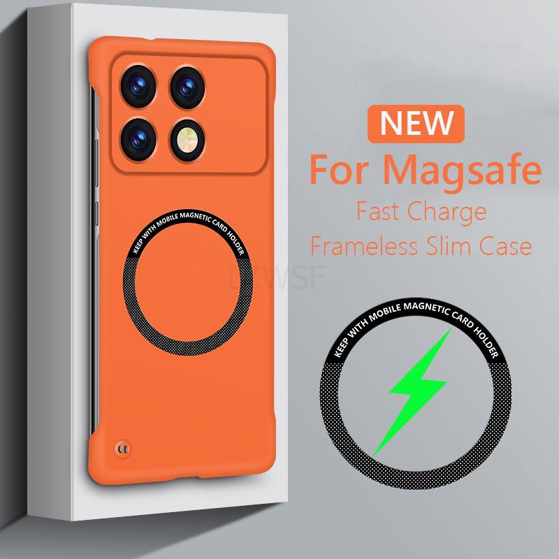 Безкаркасний магнітний тонкий чохол для Magsafe для Xiaomi Poco X6 Pro PocoX6 Pro 5G Бездротова зарядка, тверда задня кришка For Poco X6 Pro чистий
Безкаркасний магнітний тонкий чохол для Magsafe для Xiaomi Poco X6 Pro PocoX6 Pro 5G Бездротова зарядка, тверда задня кришка For Poco X6 Pro чистий