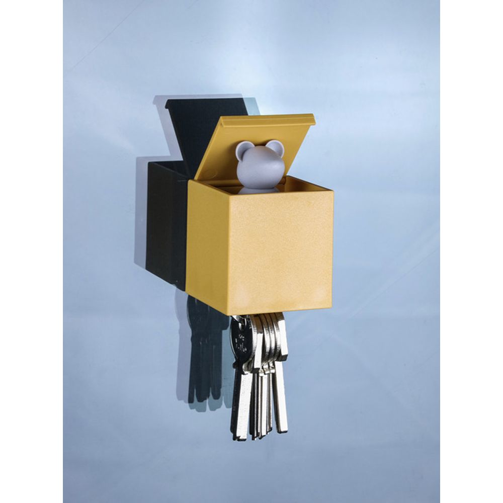 Qualy Design Lucky Mouse Key Holder Hook gray
Qualy Design Lucky Mouse Key Holder Hook gray