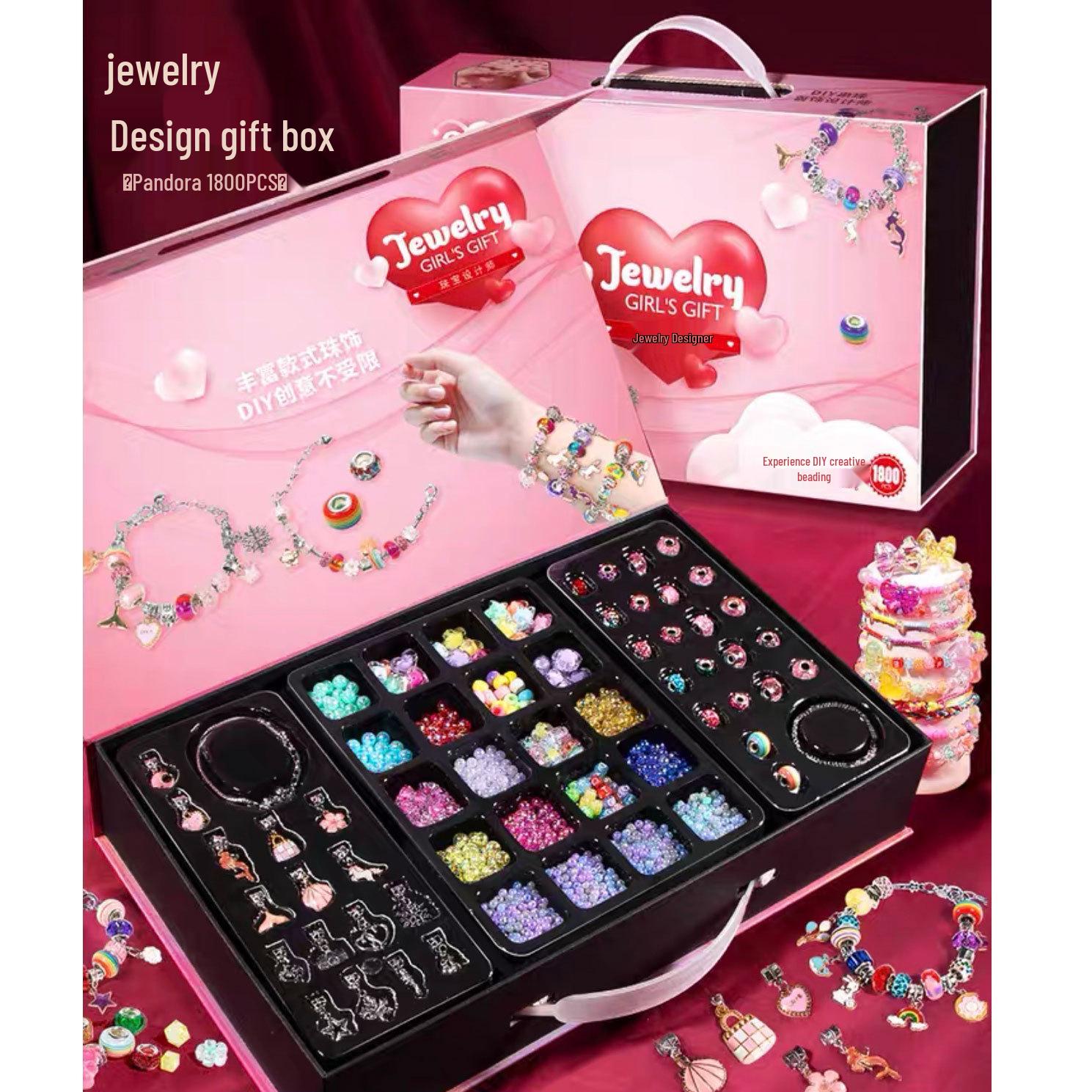 Daughter s Treasure DIY Jewelry Box: Handmade Princess Bracelet Kit for Girls, Gift for 6-10 Year Olds
Daughter s Treasure DIY Jewelry Box: Handmade Princess Bracelet Kit for Girls, Gift for 6-10 Year Olds