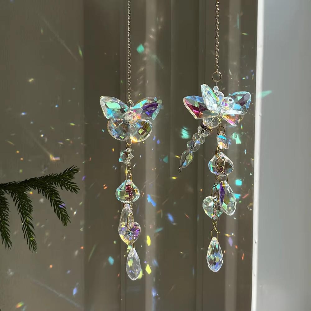 Garden decoration window hanging hand-woven butterfly dragonfly crystal sun catcher wind chime pendant
Garden decoration window hanging hand-woven butterfly dragonfly crystal sun catcher wind chime pendant