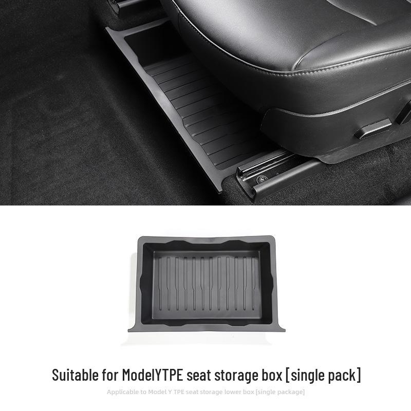 TPE Under-Seat Storage Box for Tesla Model Y - Driver & Co-Driver Drawer Style
TPE Under-Seat Storage Box for Tesla Model Y - Driver & Co-Driver Drawer Style