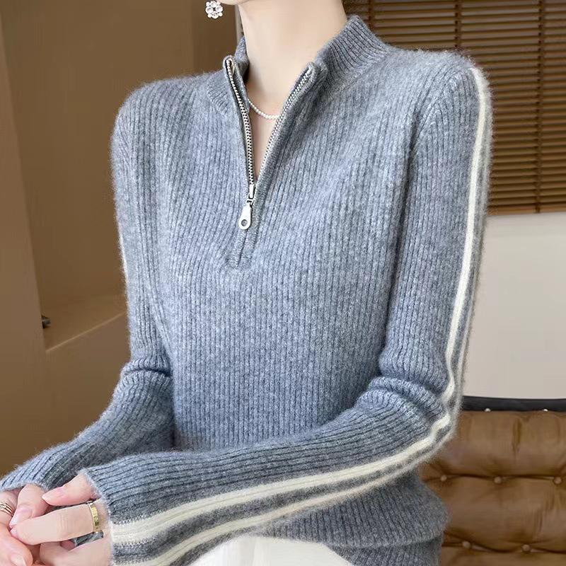 Mengyi Premium Early Spring Women s Wool Half-Zip Pullover – Fashionable Slimming Stand-Up Collar Sweater L сірий колір
Mengyi Premium Early Spring Women s Wool Half-Zip Pullover – Fashionable Slimming Stand-Up Collar Sweater L сірий колір