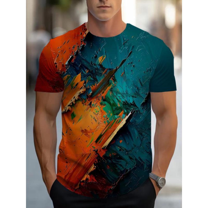 Men s casual polyester T-shirt with abstract print design, suitable for restaurant wear; lightweight, durable and machine washable XL
Men s casual polyester T-shirt with abstract print design, suitable for restaurant wear; lightweight, durable and machine washable XL