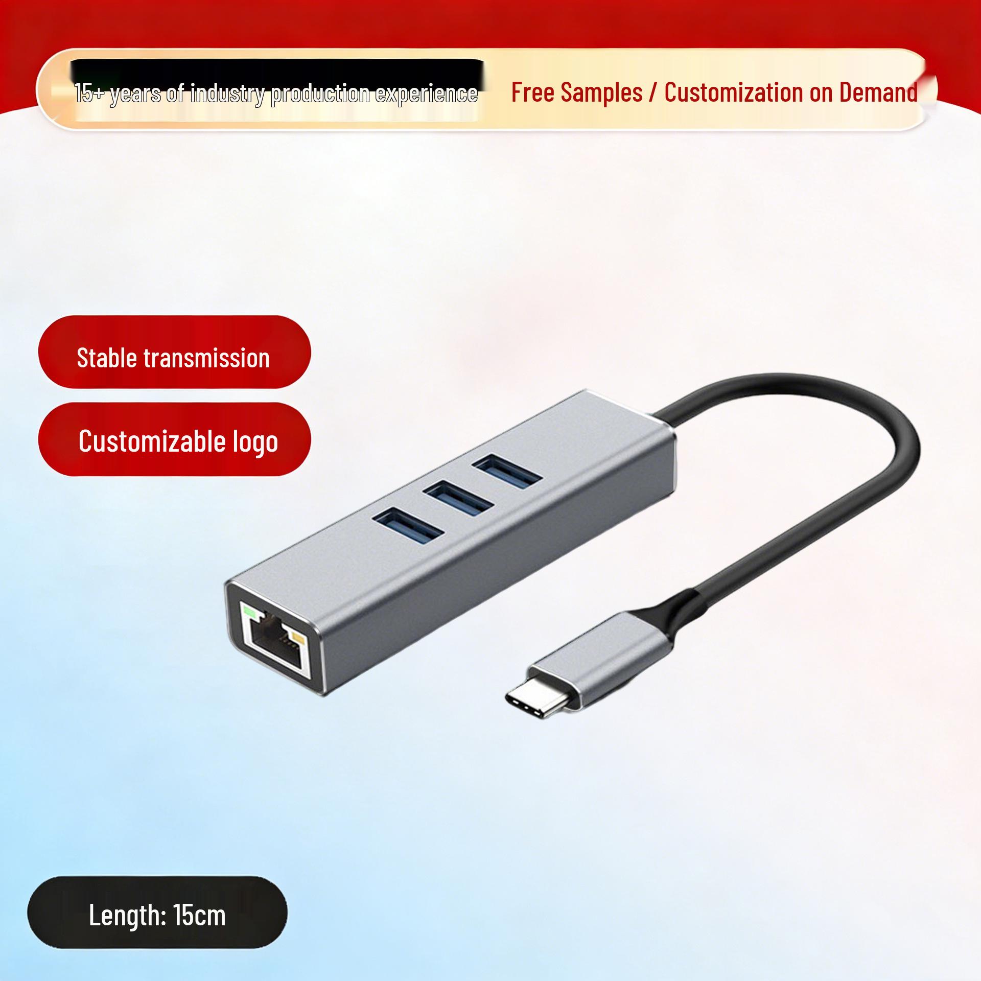 USB 3.0/Type-C to Gigabit Ethernet Multiport Docking Station for Phones, Tablets, and Computers 4-in-1 USB Port
USB 3.0/Type-C to Gigabit Ethernet Multiport Docking Station for Phones, Tablets, and Computers 4-in-1 USB Port