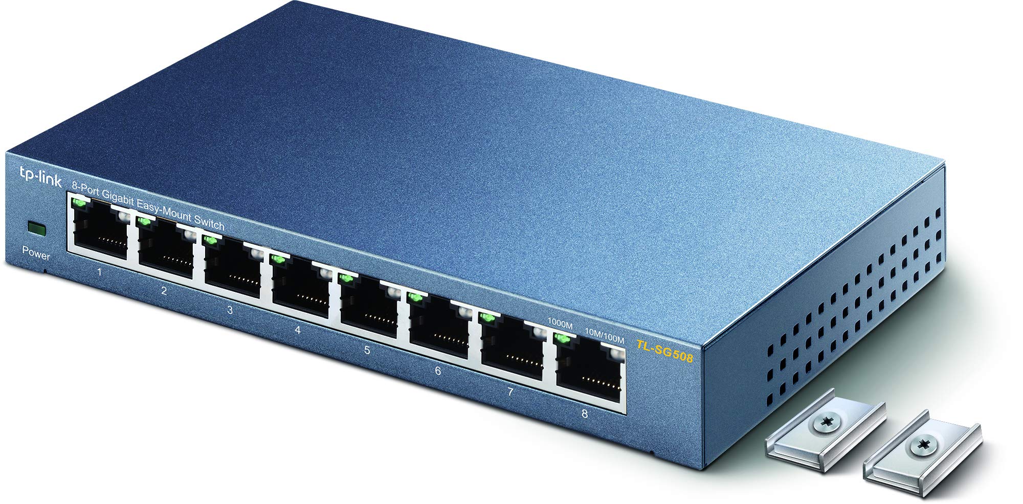 Switching Hub 8 Port Gigabit with Magnet Easy Mount Free Lifetime Warranty TP-Link TL-SG508
Switching Hub 8 Port Gigabit with Magnet Easy Mount Free Lifetime Warranty TP-Link TL-SG508