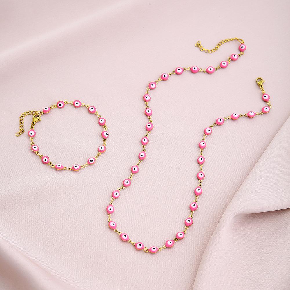 Универсальные парные украшения из титановой стали: Летний модный браслет и ожерелье для мужчин и женщин
Универсальные парные украшения из титановой стали: Летний модный браслет и ожерелье для мужчин и женщин