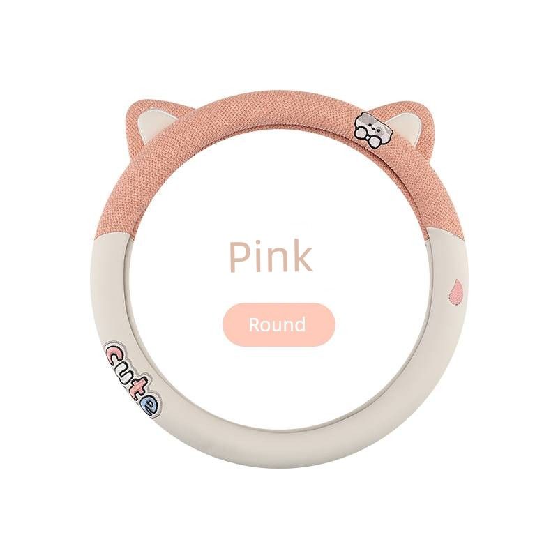 Wheel Cover Suitable for All Seasons Car Handle Cover Men s and Women s Cartoon Cute Internet Hot New Non-Slip Steering Wheel Cover Decoration Round-Pink Cs001
Wheel Cover Suitable for All Seasons Car Handle Cover Men s and Women s Cartoon Cute Internet Hot New Non-Slip Steering Wheel Cover Decoration Round-Pink Cs001