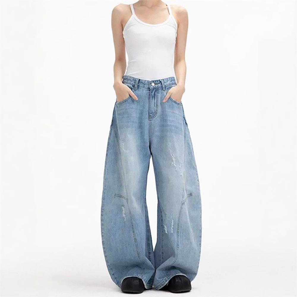 Women s Vintage Wide-Leg Washed Scimitar Jeans - Retro, Loose, Deconstructed Autumn Pants 3XL
Women s Vintage Wide-Leg Washed Scimitar Jeans - Retro, Loose, Deconstructed Autumn Pants 3XL