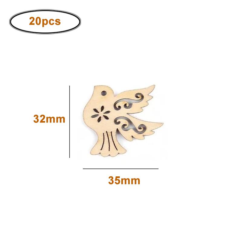 20pcs/lot Unfinished Wooden Peace Dove Wood Cutouts Slices Craft Embellishment Bird Pigeon Shape Cutout for DIY Party Home Decor
20pcs/lot Unfinished Wooden Peace Dove Wood Cutouts Slices Craft Embellishment Bird Pigeon Shape Cutout for DIY Party Home Decor