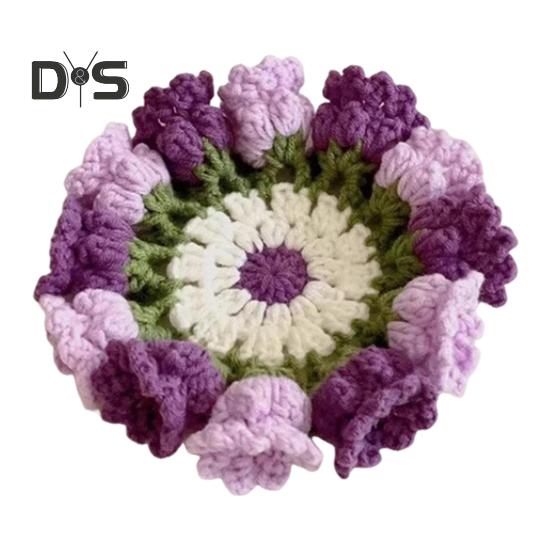 Набор для самостоятельного вязания крючком «Лилия долины» с пряжей и крючком, комплект материалов из пряжи, устойчивой к усадке, проект по декорированию стола своими руками фиолетовый
Набор для самостоятельного вязания крючком «Лилия долины» с пряжей и крючком, комплект материалов из пряжи, устойчивой к усадке, проект по декорированию стола своими руками фиолетовый