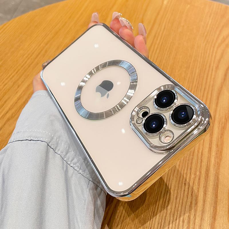 Suitable for Iphone15 Phone Case Electroplating Magnetic Attraction 13 Apple 16 Protective Case 14Promax Silicone Transparent iPhoneXSmax
Suitable for Iphone15 Phone Case Electroplating Magnetic Attraction 13 Apple 16 Protective Case 14Promax Silicone Transparent iPhoneXSmax