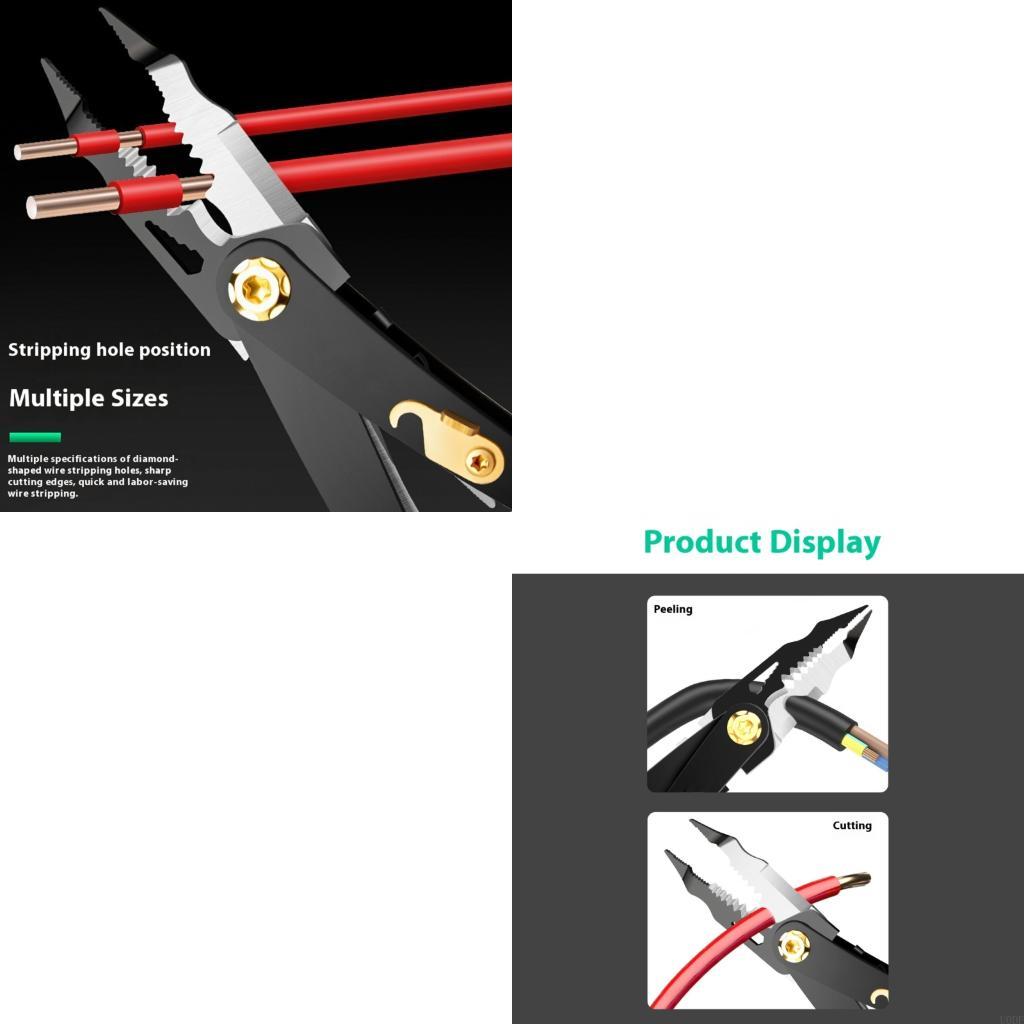 Double Head Tool Convertible Between Wire Stripper And Sheet Metal Cutter Nonslip Handle Built In Safety Lock For Professionals China Mainland
Double Head Tool Convertible Between Wire Stripper And Sheet Metal Cutter Nonslip Handle Built In Safety Lock For Professionals China Mainland