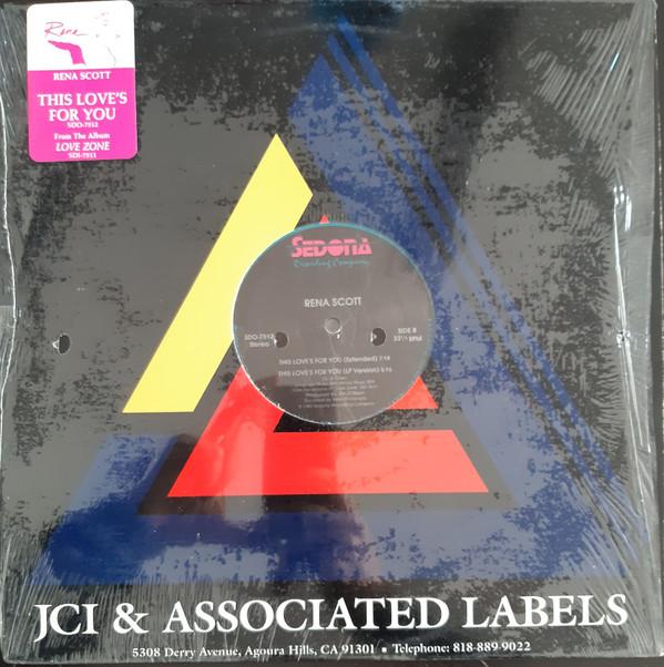 12inch Record RENA SCOTT - This Love s For You SDO7512 Sedona Recordin 1989 US Soul/Funk Used
12inch Record RENA SCOTT - This Love s For You SDO7512 Sedona Recordin 1989 US Soul/Funk Used