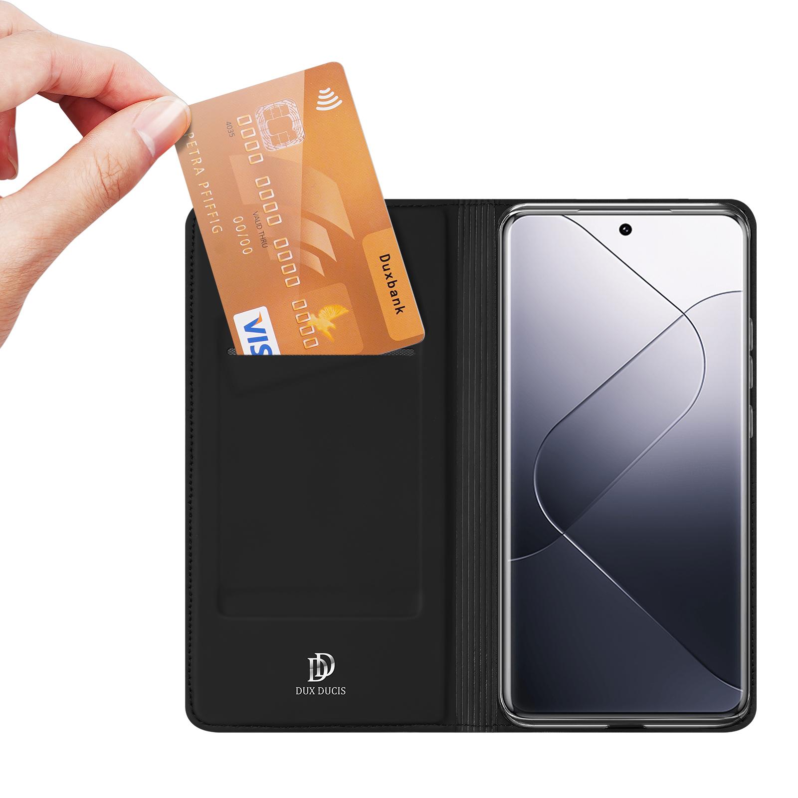 DUX DUCIS Skin Pro Series For Xiaomi 14 Pro Case Leather Phone Cover with Card Slot Black
DUX DUCIS Skin Pro Series For Xiaomi 14 Pro Case Leather Phone Cover with Card Slot Black