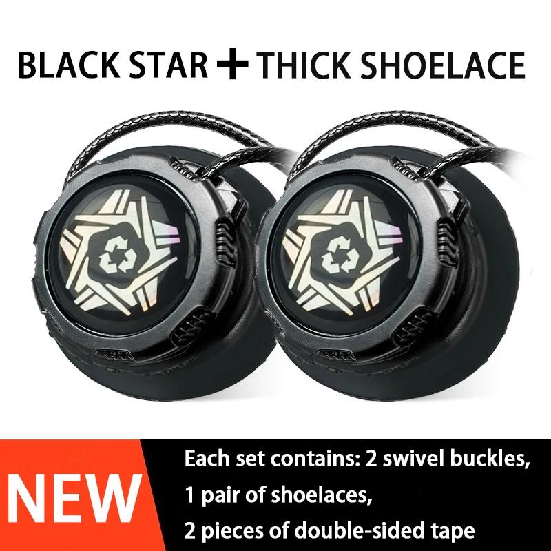 1Pair NEW Swivel Buckle Automatic Shoelaces for Sneakers - No-Tie Thick Round Laces for Adults and Kids Lazy Shoelace Solution
1Pair NEW Swivel Buckle Automatic Shoelaces for Sneakers - No-Tie Thick Round Laces for Adults and Kids Lazy Shoelace Solution