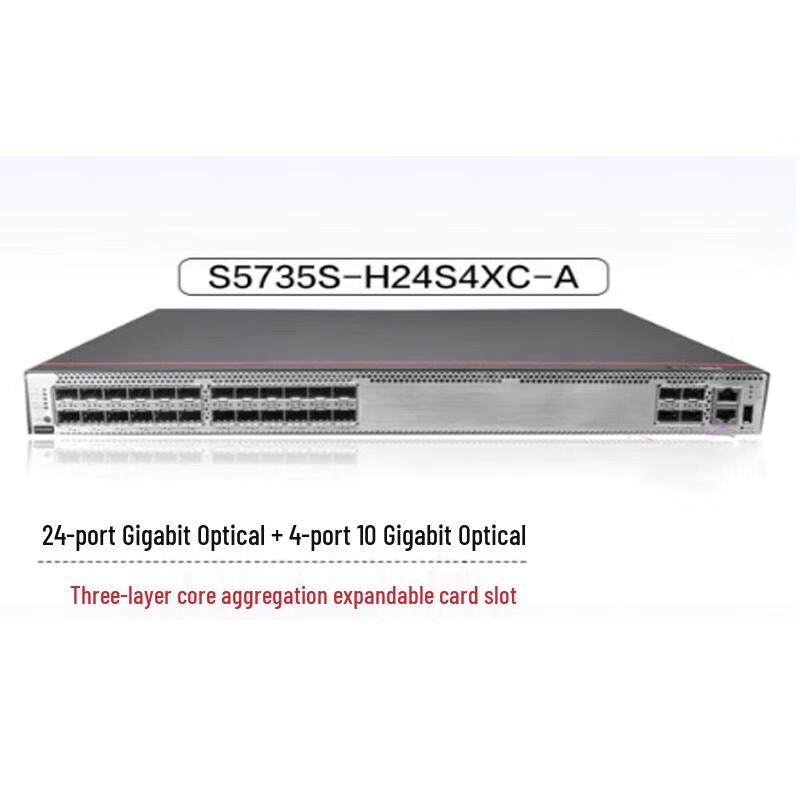 Huawei S5735S-H24S4XC-A 24-Port Gigabit 4-Port 10G Managed Layer 3 Switch
Huawei S5735S-H24S4XC-A 24-Port Gigabit 4-Port 10G Managed Layer 3 Switch