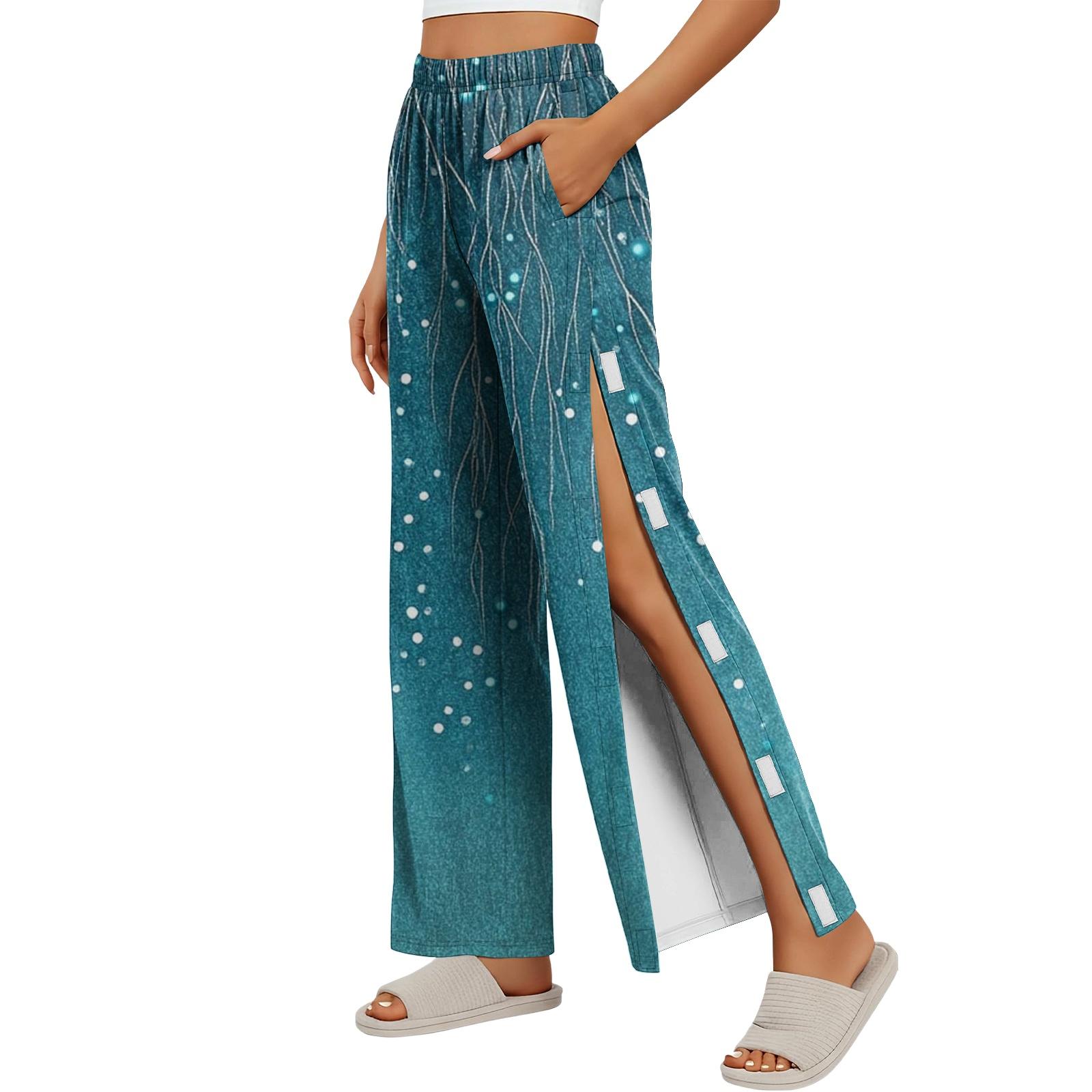Women Vintage Floral Side Velcro Closure Easy Open Post Surgery Recovery Care Long Pants Elastic Waistband Comfortable Fit XL циан
Women Vintage Floral Side Velcro Closure Easy Open Post Surgery Recovery Care Long Pants Elastic Waistband Comfortable Fit XL циан