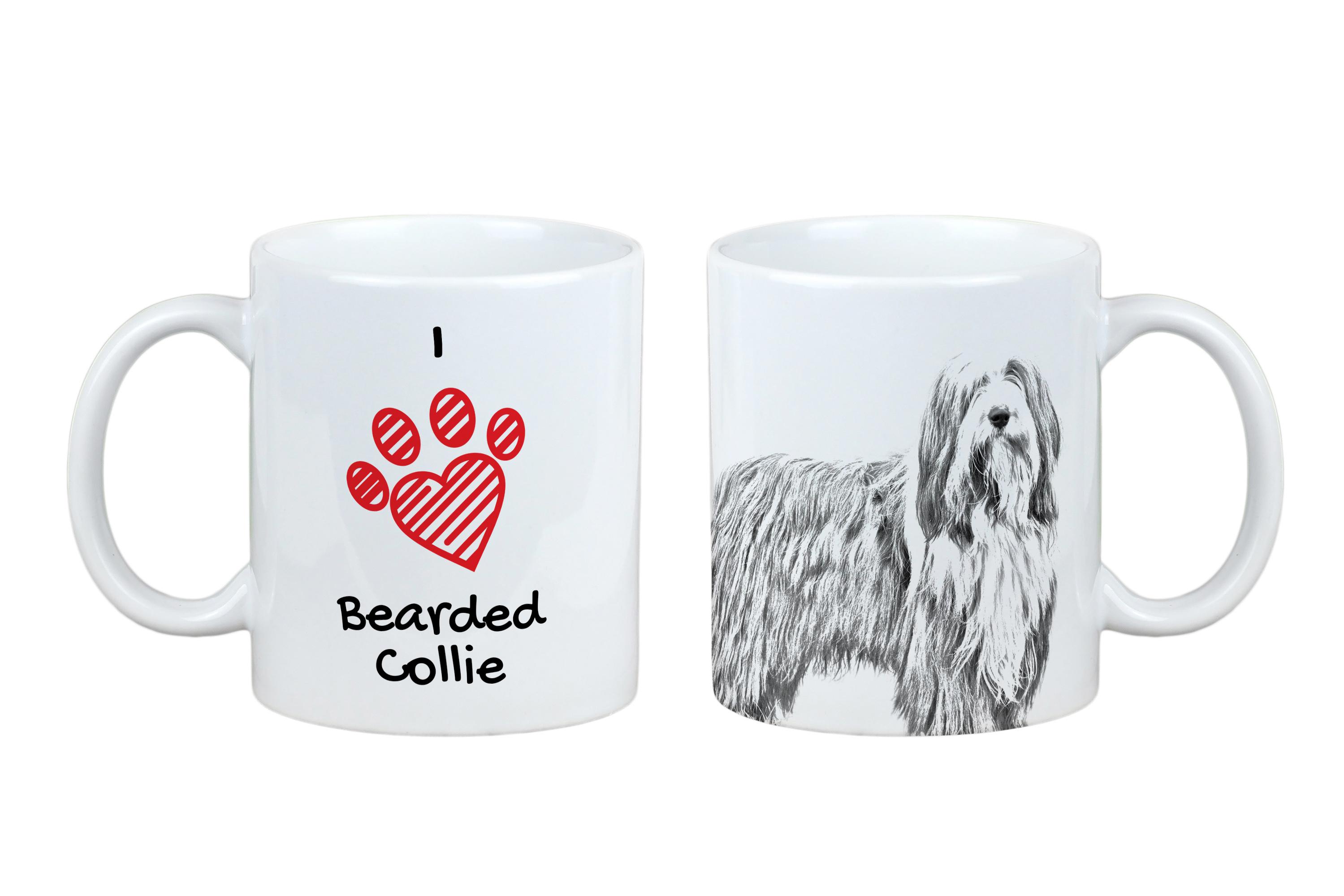Bearded Collie, Highland Collie, Mountain Collie - cup with a dog, cute cup with graphics, a gift with your photo from the Art-Dog brand білий
Bearded Collie, Highland Collie, Mountain Collie - cup with a dog, cute cup with graphics, a gift with your photo from the Art-Dog brand білий