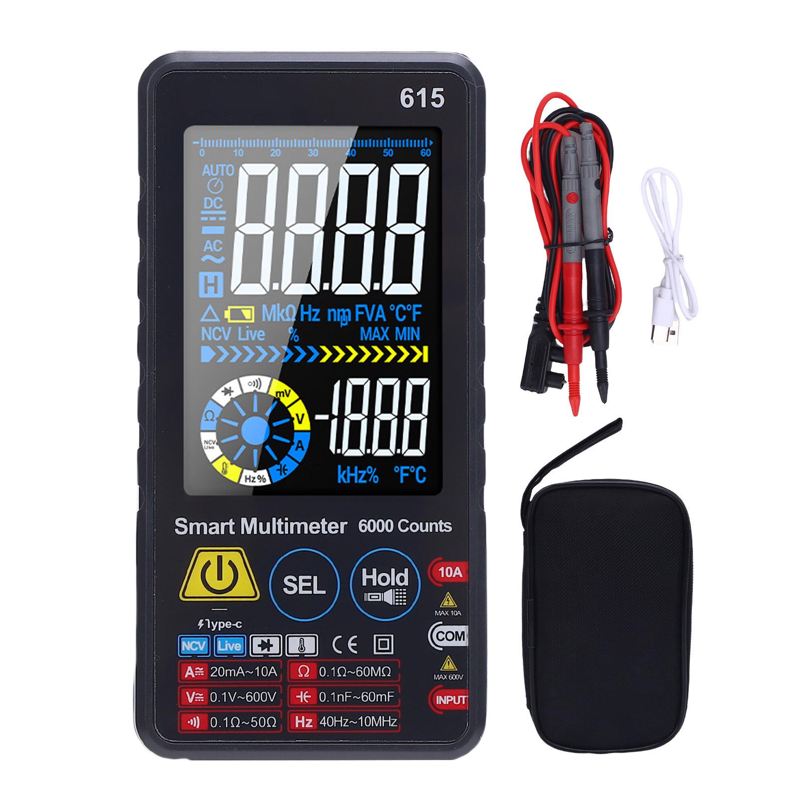 Digital Multimeter Accuracy Automatic Anti Burning Portable Voltage Current Meter for Repair
Digital Multimeter Accuracy Automatic Anti Burning Portable Voltage Current Meter for Repair