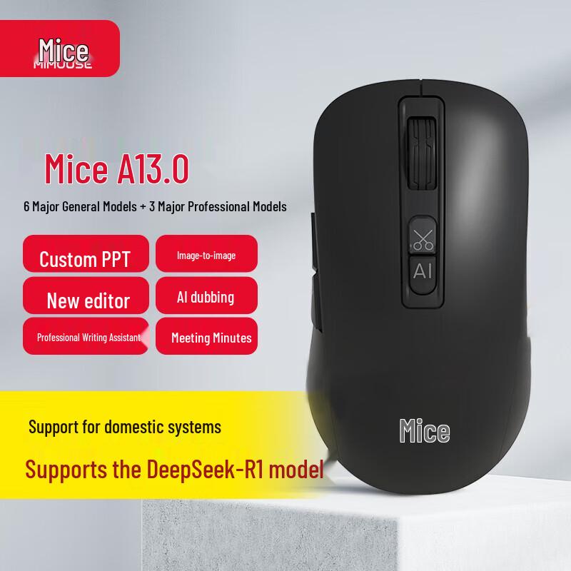 MiMouse M4AI Smart AI Wireless Mouse
MiMouse M4AI Smart AI Wireless Mouse